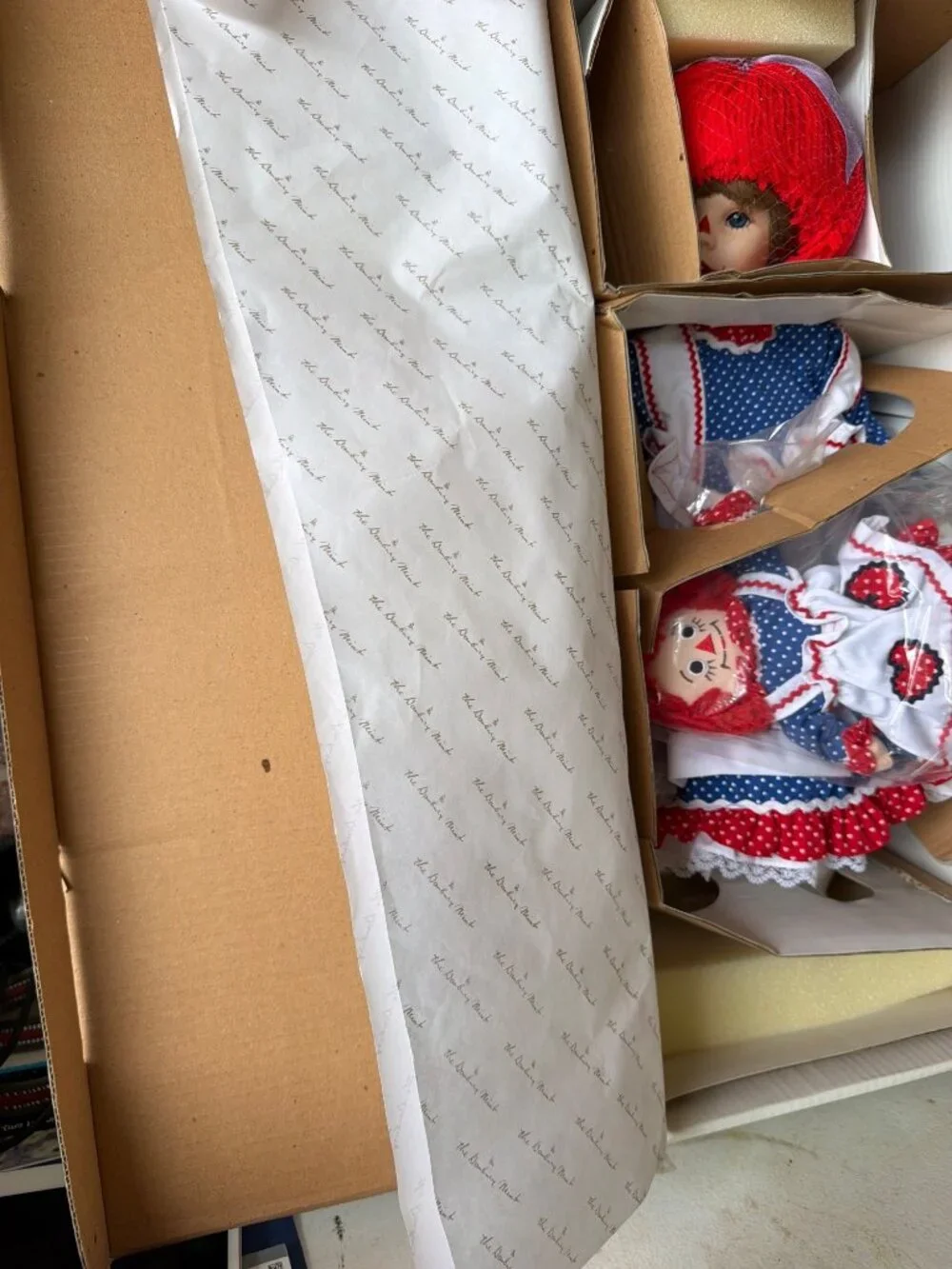 Danbury Mint Porcelain Raggedy Ann